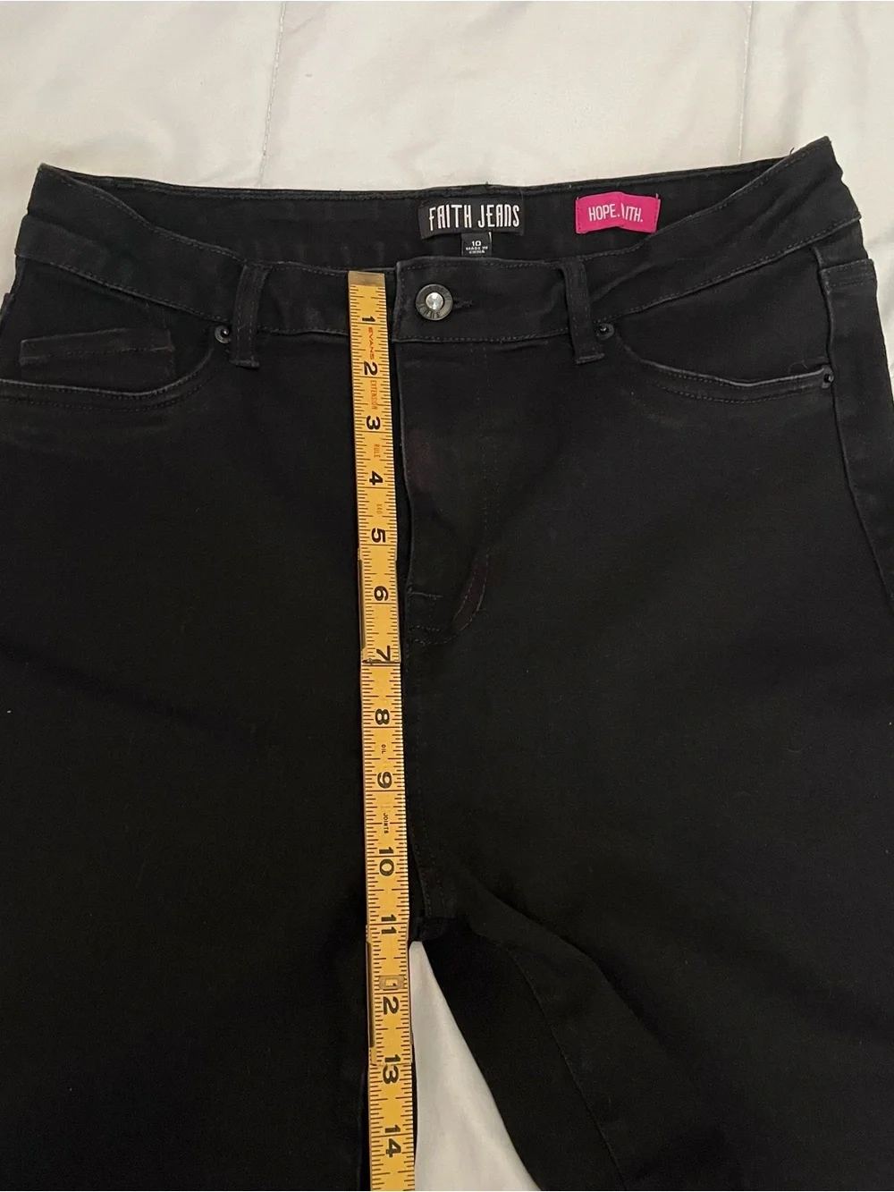 High-Rise Faith Jeans Denim Shorts